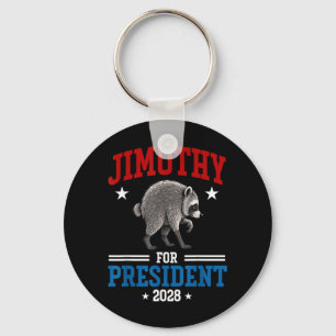 Porte-clés Jimothy pour Président États-Unis 2028 Raton laveu