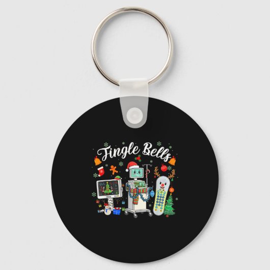 Porte-clés Jingle Bells Er Nurse Funny Christmas Tech Nursing (Recto)
