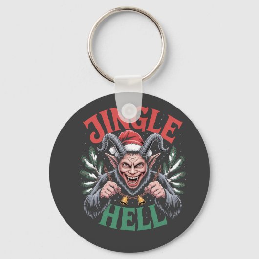 Porte-clés Jingle Hell Noël Krampus Evil Xmas (Recto)