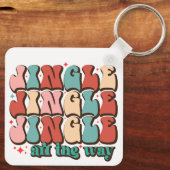 Porte-clés Jingle tout le chemin Retro Super Noël (Verso)