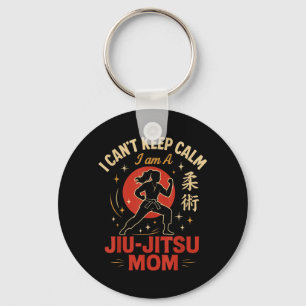 Porte-clés Jiu Jitsu Maman Mère Rétro Vintage Ne Peut Pas Gar