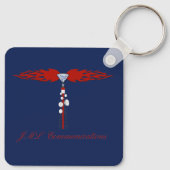 Porte-clés JML Communications Tower Logo & RSRP Signal Streng (Dos)