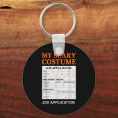 Porte-clés Job Application Funny Y Halloween Costume Trick Or (Recto)