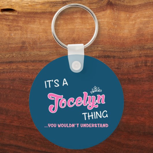 Porte-clés Jocelyn que tu ne comprendrais pas (Recto)