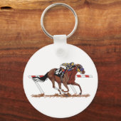 Porte-clés Jockey sur hippocampe (Recto)