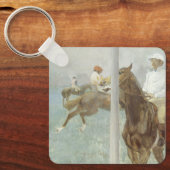 Porte-clés Jockeys avant la course par Edgar Degas (Recto)