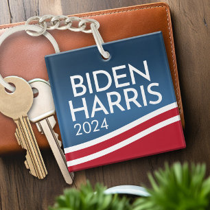 Porte-clés Joe Biden 2024 - Bouton de conception moderne d'on