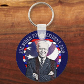 Porte-clés Joe Biden pour l'élection présidentielle américain (Recto)