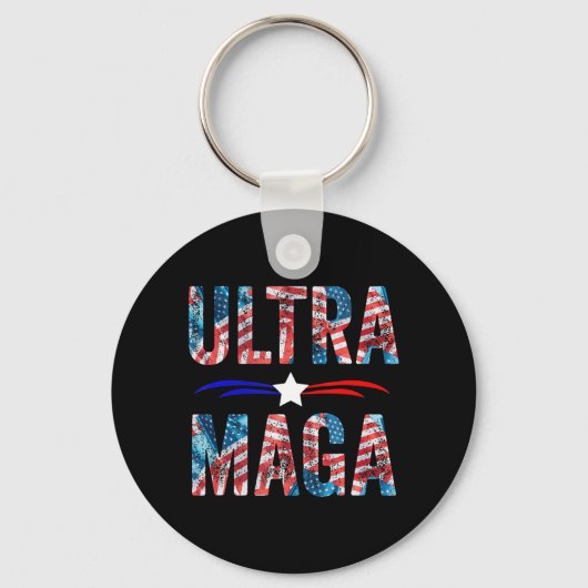 Porte-clés Joe Biden Ultra Maga (Recto)
