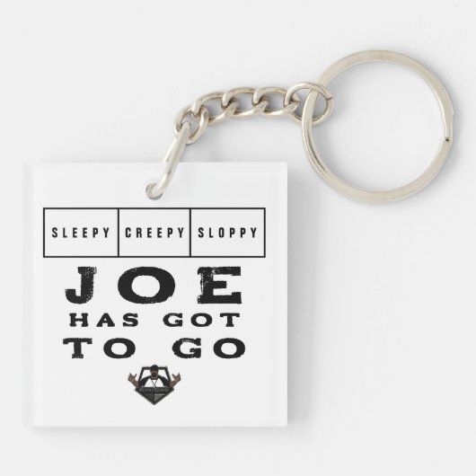 PORTE-CLÉS JOE DOIT ALLER (Dos)