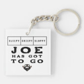 PORTE-CLÉS JOE DOIT PARTIR (Dos)
