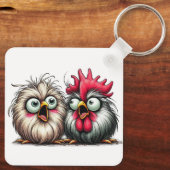 Porte-clés "Joe & Flo Baby Silkies" Aluminum Keychain (Verso)