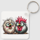 Porte-clés "Joe & Flo Baby Silkies" Aluminum Keychain (Dos)