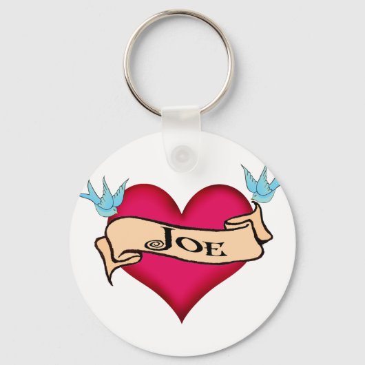 Porte-clés Joe - T-shirts et cadeaux personnalisés en tatouag (Recto)
