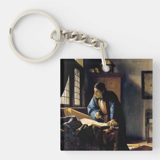 Porte-clés Johannes Vermeer - Le géographe (Devant)