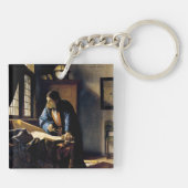 Porte-clés Johannes Vermeer - Le géographe (Dos)