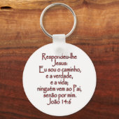 Porte-clés John 14:6 Portugais (Recto)