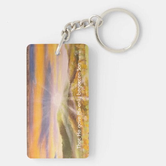 Porte-clés John 3:16 (Dos)