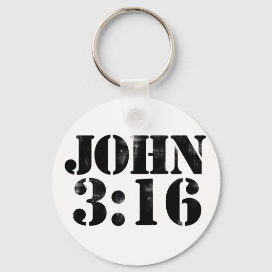 Porte-clés John 3:16 (Recto)