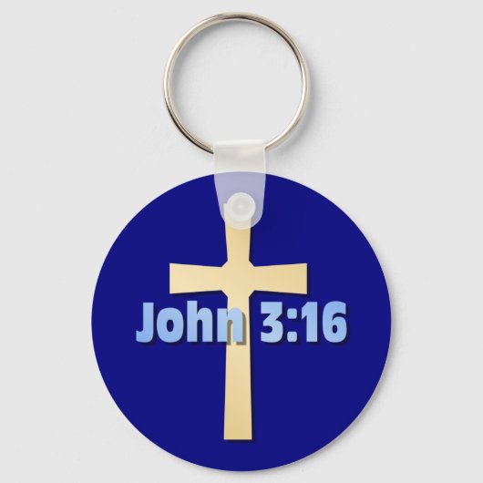 Porte-clés John 3:16 (Recto)