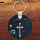 Porte-clés John 3:16 (Recto)