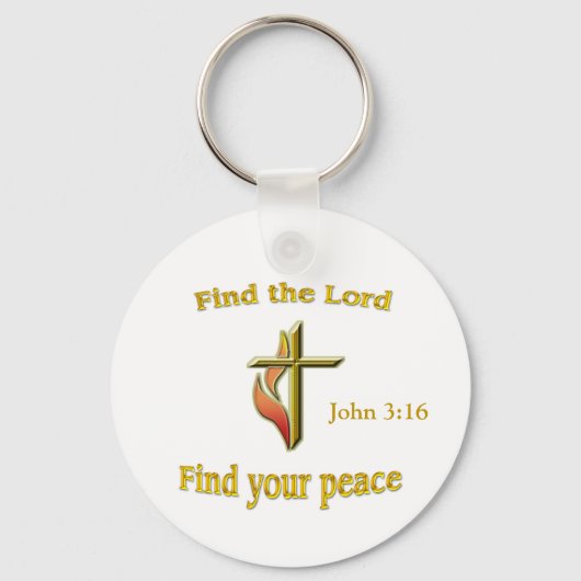 Porte-clés John 3:16 (Recto)