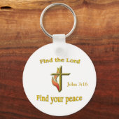Porte-clés John 3:16 (Recto)
