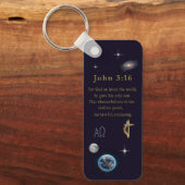 Porte-clés John 3:16 (Recto)