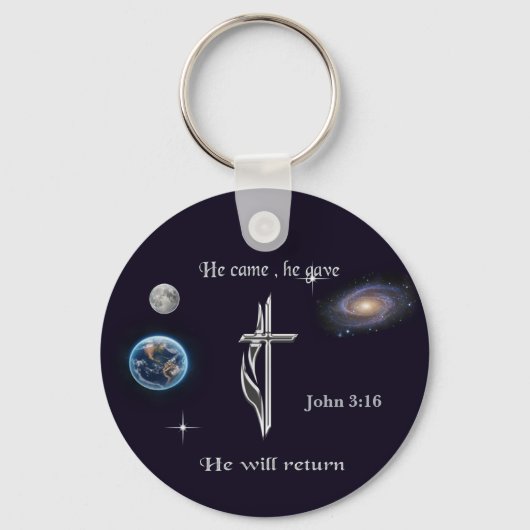 Porte-clés John 3:16 (Recto)