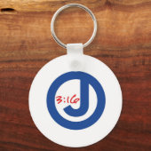 Porte-clés John 3:16 (Logo Unique) (Recto)