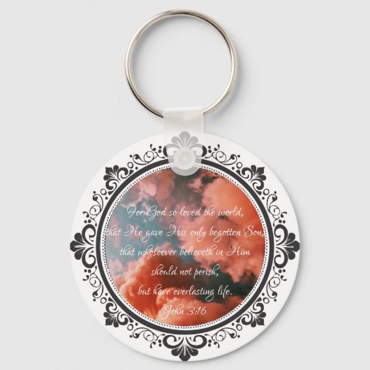 Porte-clés John 3:16 Porte - clé (Recto)
