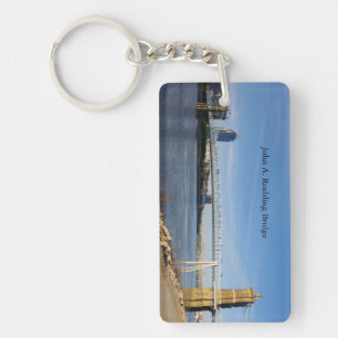 Porte-clés John A. porte - clé acrylique du pont Roebling