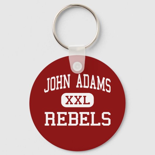 Porte-clés John Adams - Rebels - Lycée - Cleveland Ohio (Recto)