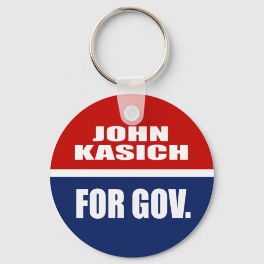 PORTE-CLÉS JOHN KASICH POUR LE GOUVERNEUR (Recto)