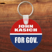 PORTE-CLÉS JOHN KASICH POUR LE GOUVERNEUR (Recto)