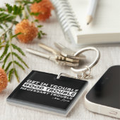 Porte-clés John Lewis - Citation à propos des problèmes (Devant Droit)