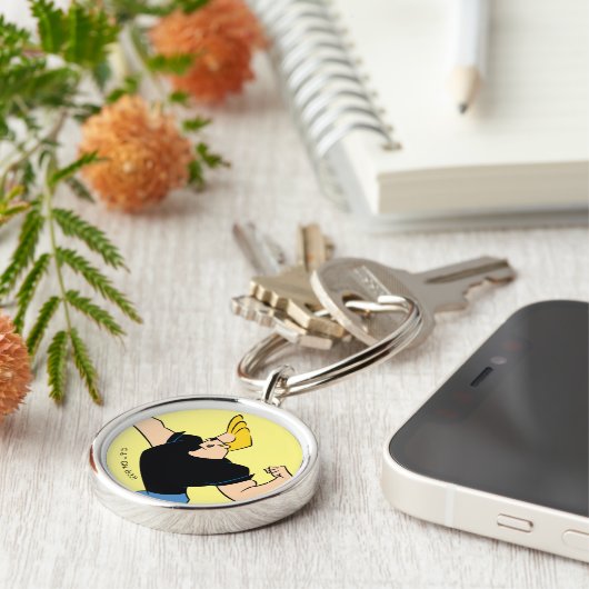 Porte-clés Johnny Bravo Flexing (Côté)