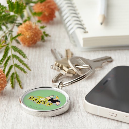 Porte-clés Johnny Bravo - Hey There Sassy (Côté)