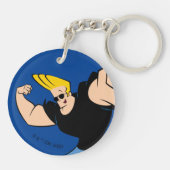 Porte-clés Johnny Bravo Pose Iconique (Dos)