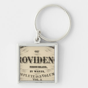 Porte-clés Johnston Rhode Island Très tôt Hopkins City