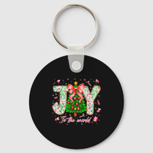 Porte-clés Joie au monde chrétien Jésus Pjs Xmas femmes Gi