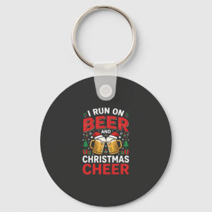 Porte-clés Joie de bière de Noël Boire les Fêtes