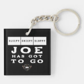 Porte-clés JOIE Déplaisante Sleepy Sloppy A DEVANT ALLER (Dos)