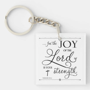 Porte-clés Joie du Seigneur - Néhémie 8:10
