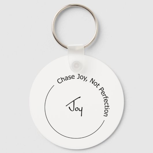 Porte-clés Joie et non perfection (Recto)