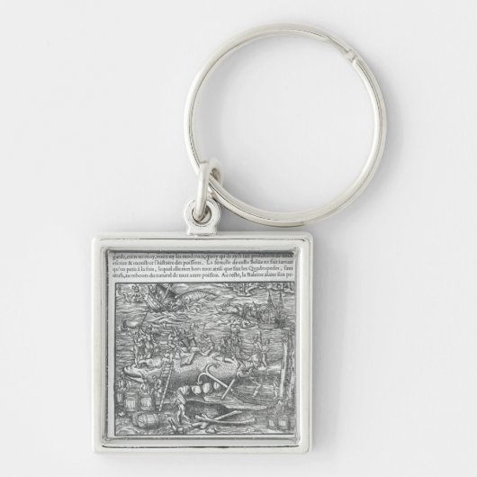 Porte-clés Joindre une baleine (Devant)