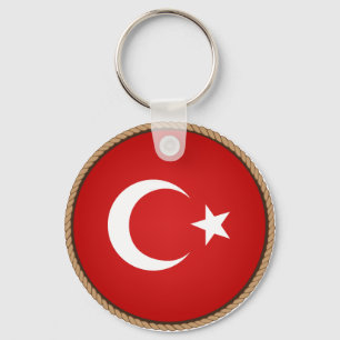 Porte-clés Joint frais de drapeau de la Turquie