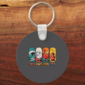Porte-clés Joke Tea Ewe Sea Saying Quote Hen (Recto)