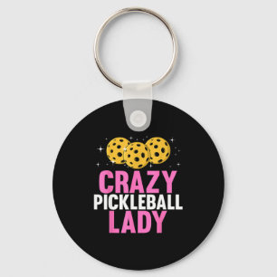 Porte-clés Joli art de pickleball pour femmes maman grand-mèr