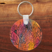 Porte-clés Joli Art Floral (Recto)